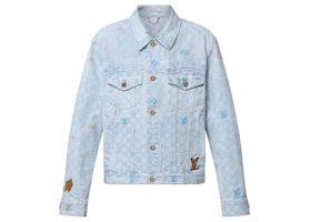 Louis Vuitton by Tyler, the Creator Monogram Denim Jacket Washed Indigo