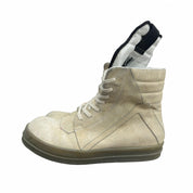 Rick Owens Geobasket Blistered Suede Gum Sole