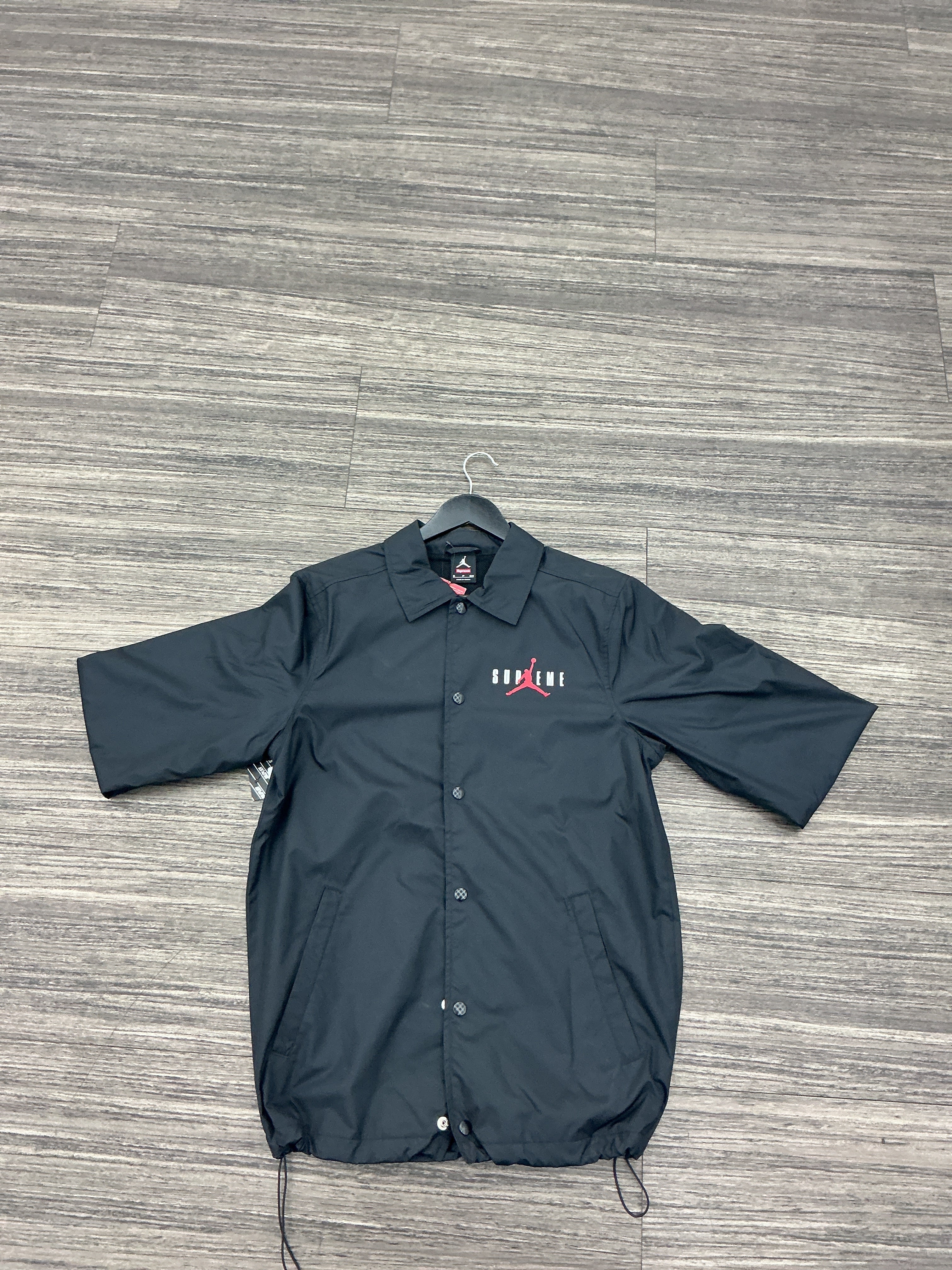 Supreme Jordan Coaches Jacket Black