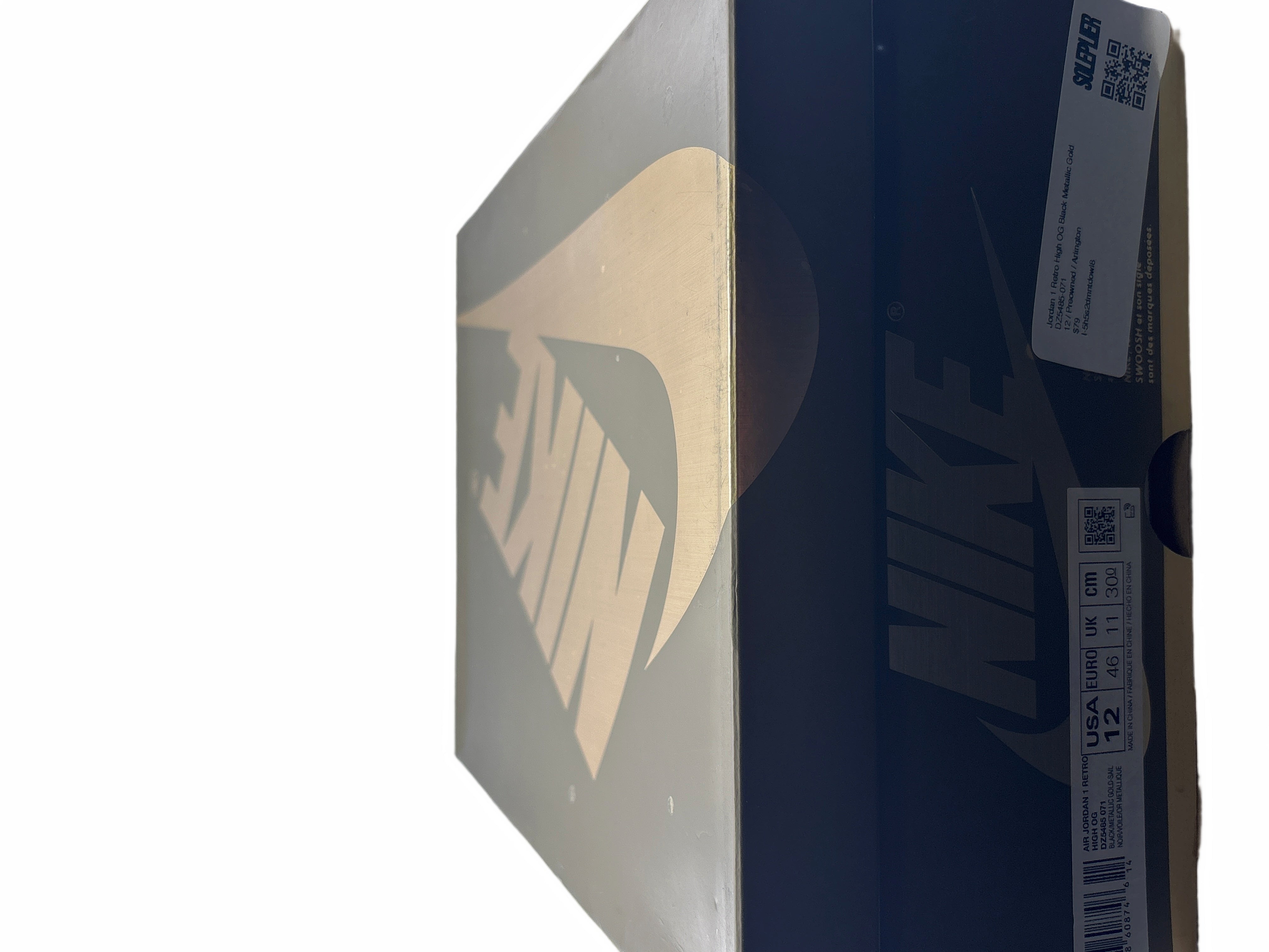 Jordan 1 Retro High OG Black Metallic Gold