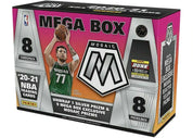 2020-21 Panini Mosaic Basketball Target Mega Box (Reactive Yellow Prizms) (8 Packs)