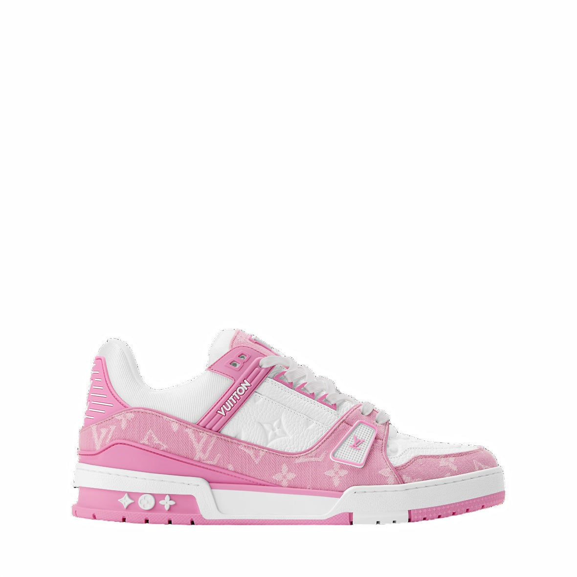 Louis Vuitton Trainer Pink Denim Monogram