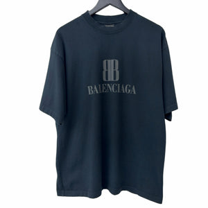 Balenciaga Nano BB Logo Oversized T-Shirt