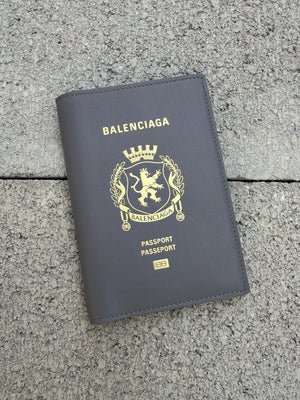 Balenciaga Passport Holder Grey