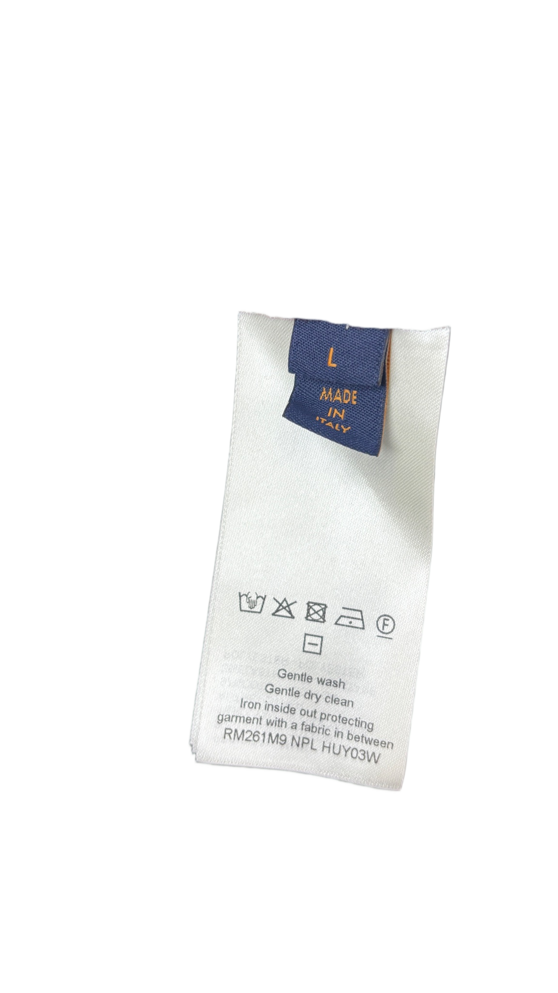 LV Damier Striped Long-Sleeved Polo Shirt