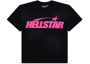 Hellstar Classic T-shirt (Gel Print) Black/Pink