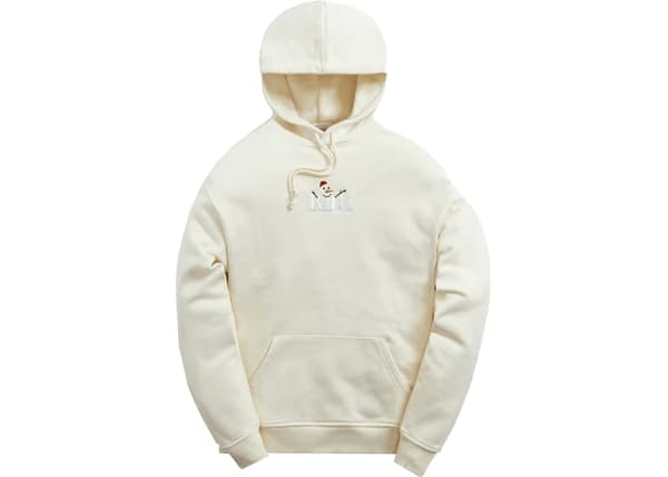 Kith Serif Snowman Hoodie Sandrift