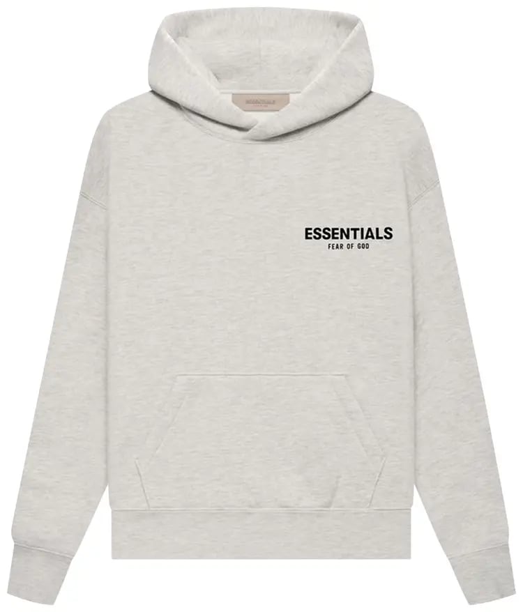 Fear of God Essentials Kids Essentials Hoodie 'Light Oatmeal'