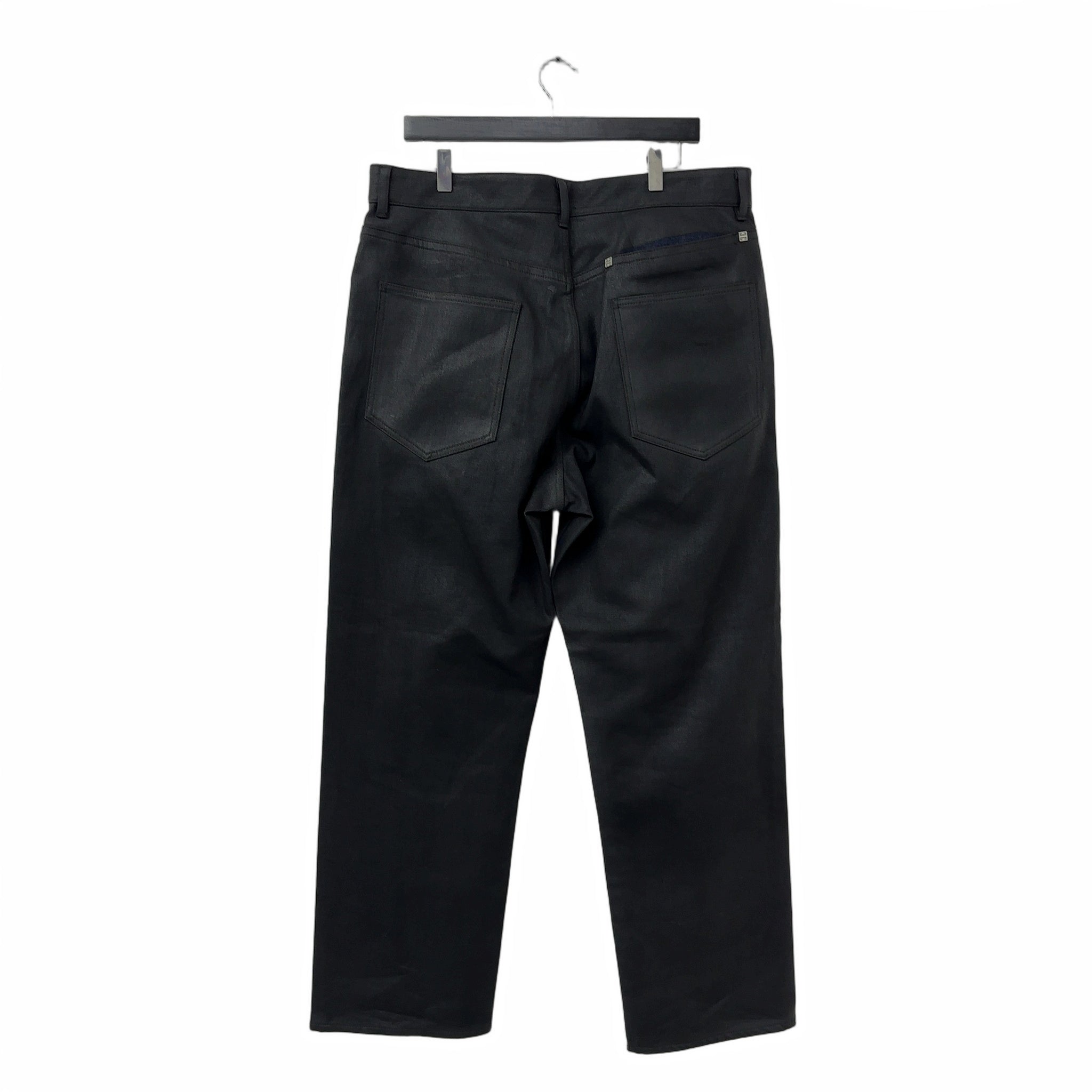 Givenchy Black Waxed Denim Jeans