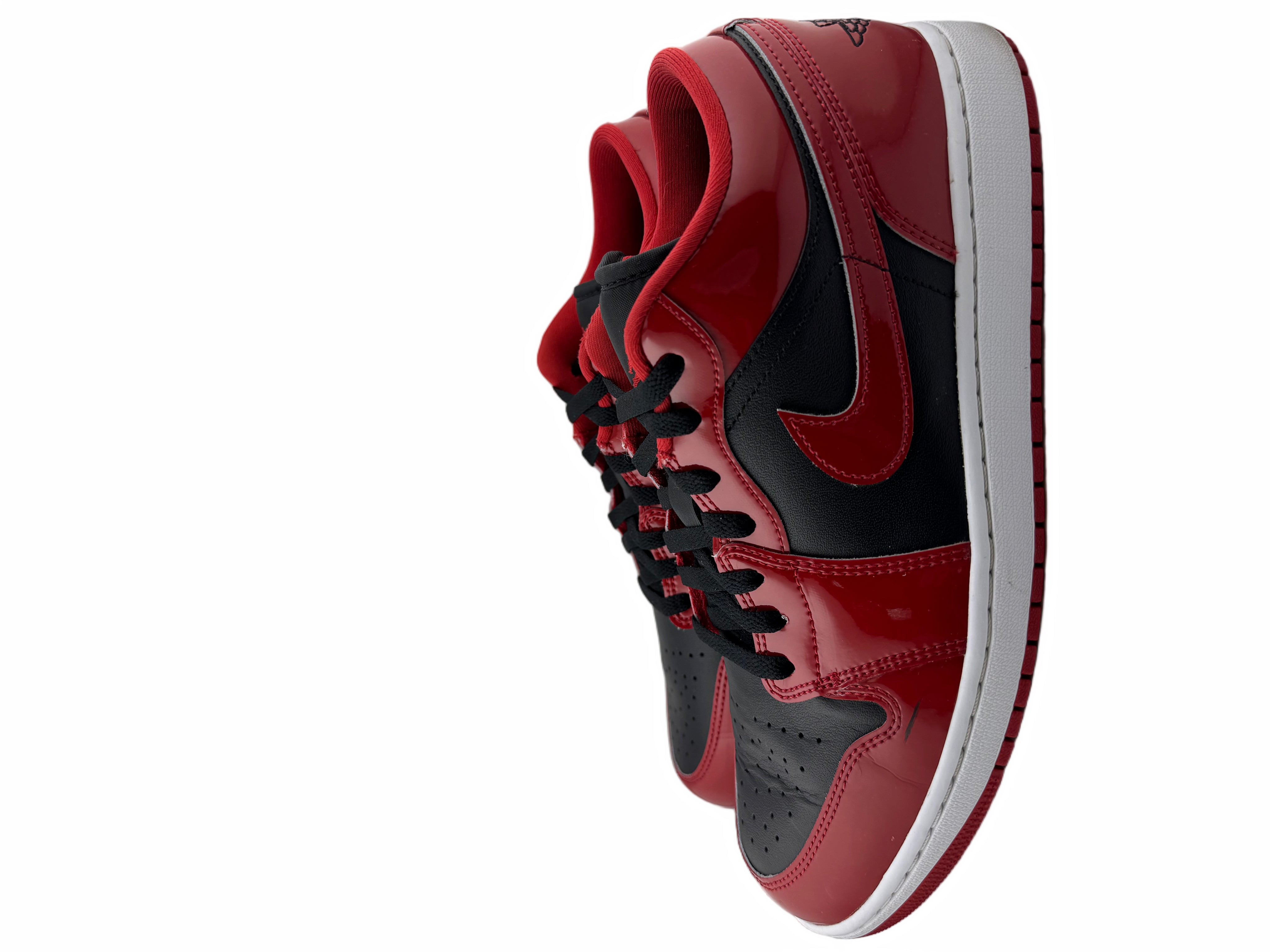 Jordan 1 Low SE Patent Varsity Red Black