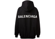 Balenciaga Archetype Back Logo Hoodie Black