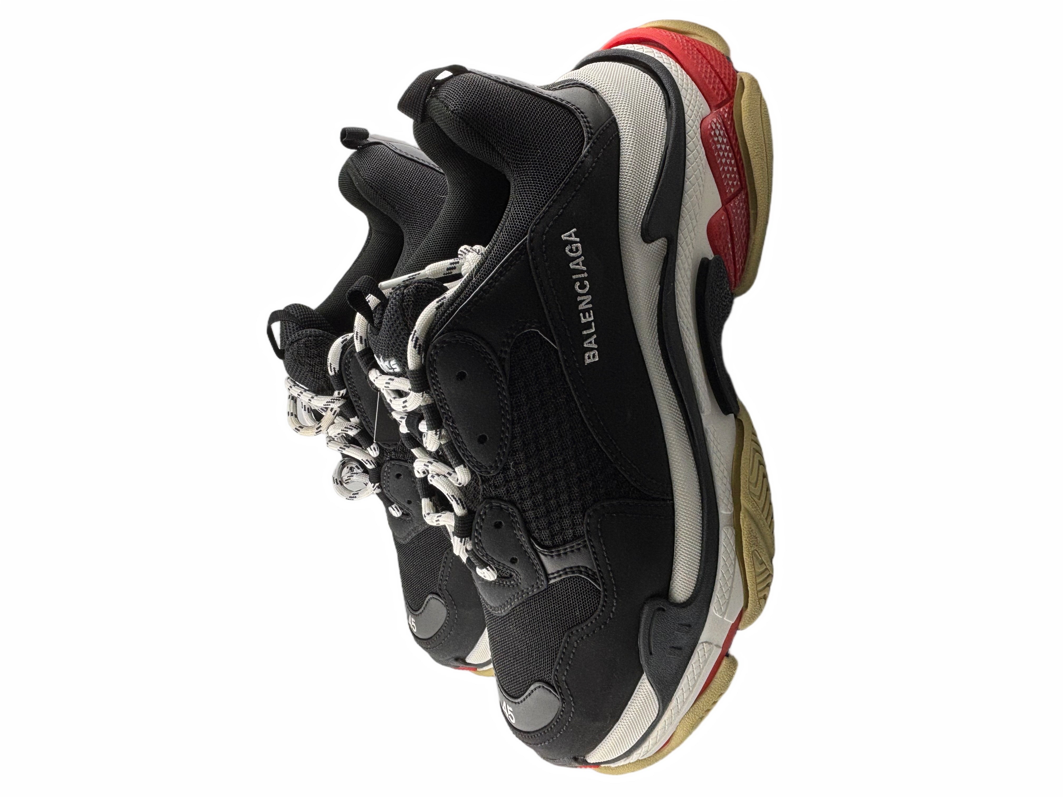 Balenciaga Triple S Black White Red (2018 Reissue)