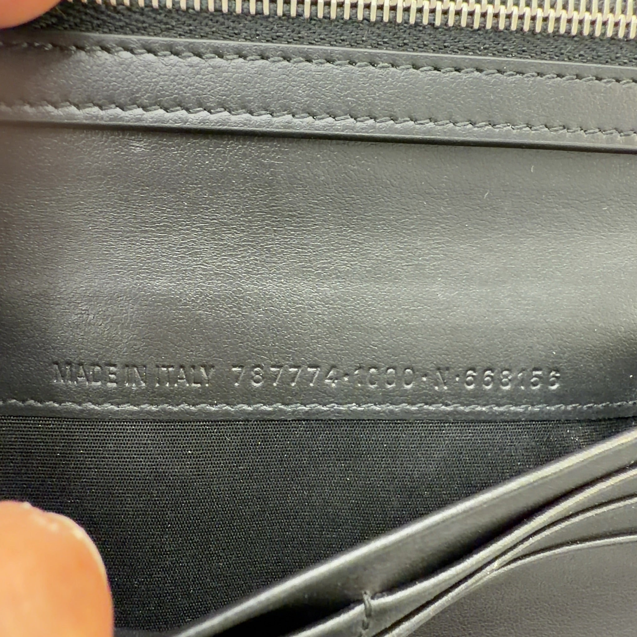 Balenciaga Passport Long Wallet 1 Ticket Black