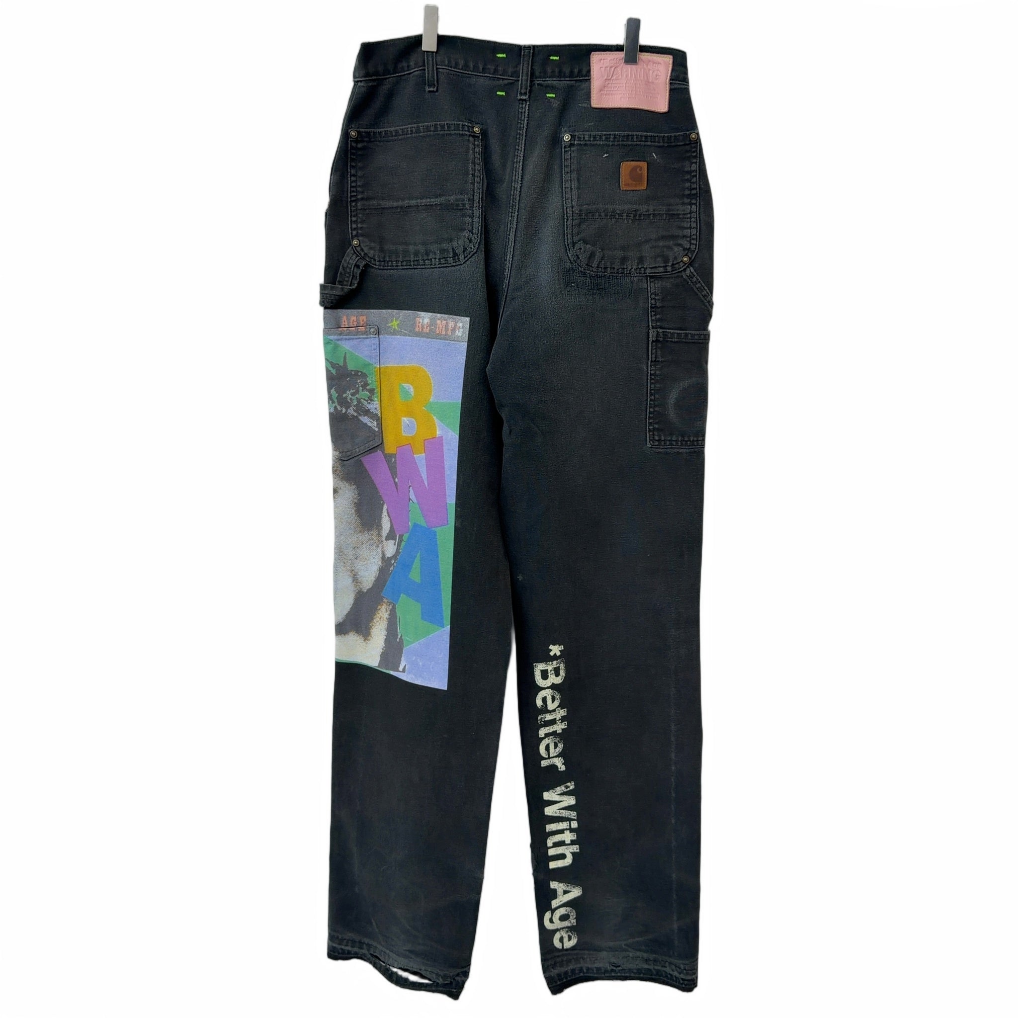 Better With Age Knucklehead Double Knee Carhartt Pants Black