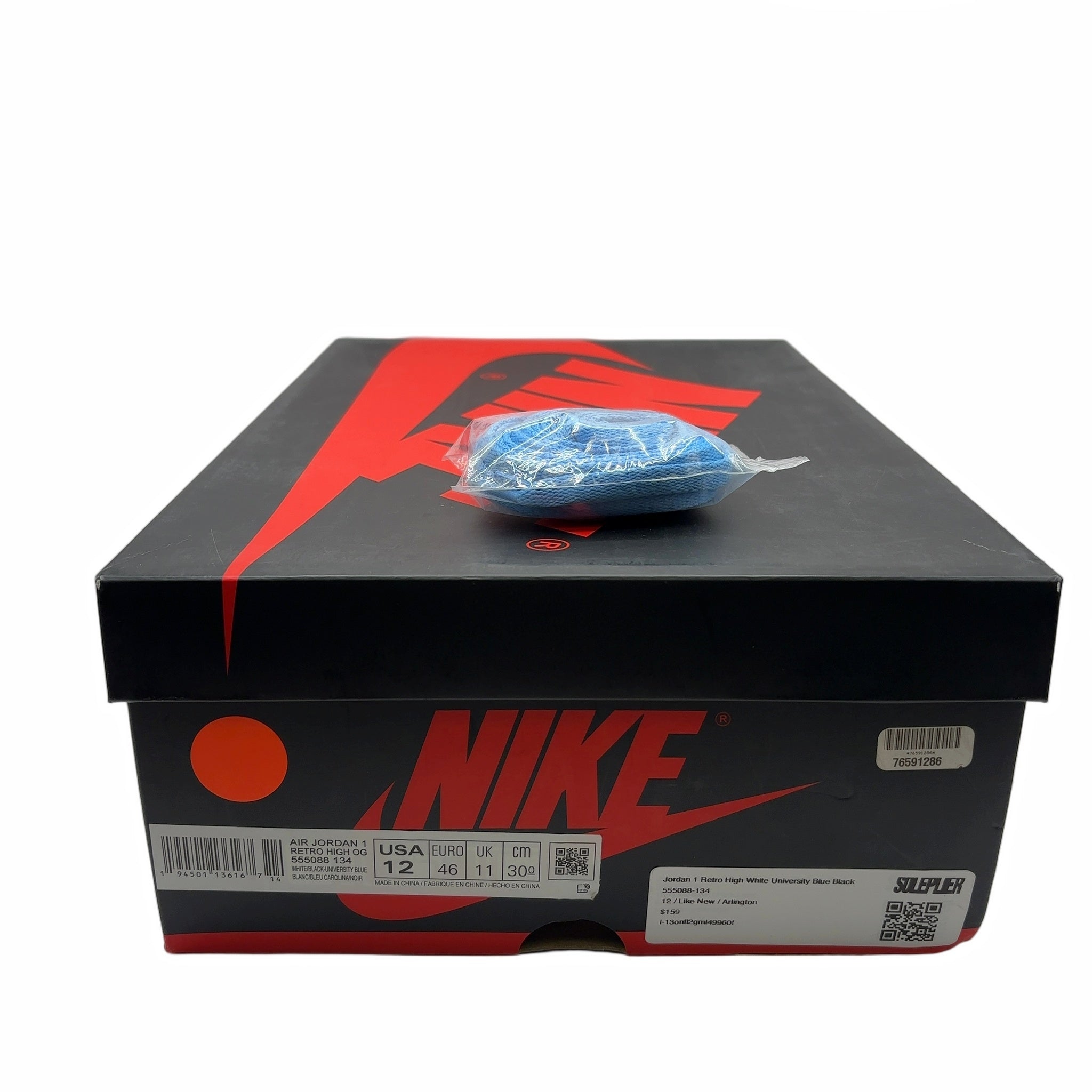 Jordan 1 Retro High White University Blue Black