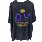 Vintage Lakers 2004 West Conference Champions Tee Black