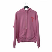 Chrome Hearts Red Logo Hoodie Pink