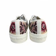 Dior Beige Floral Embroidered Canvas Walk'n'Dior Sneakers