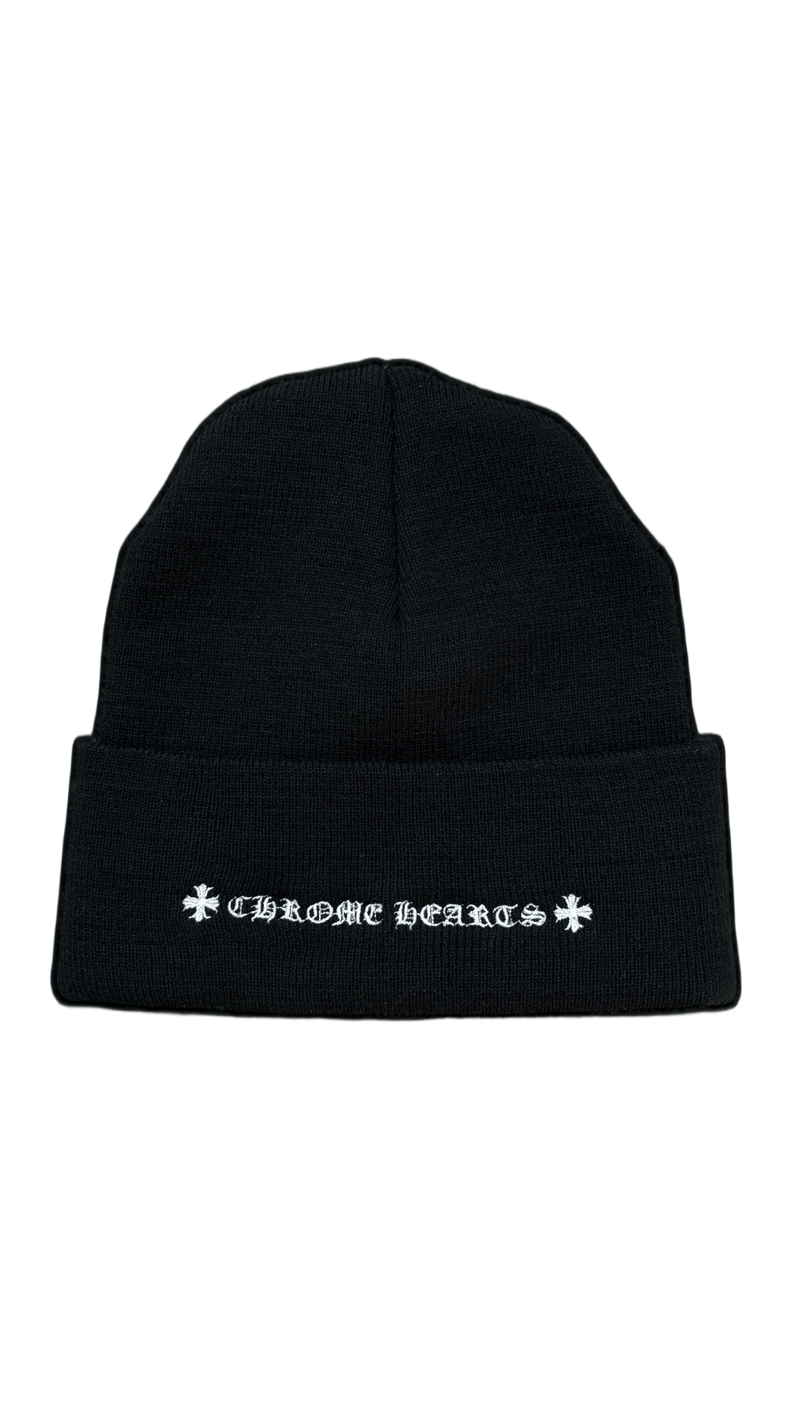 Chrome Hearts CH Logo Beanie Black/White