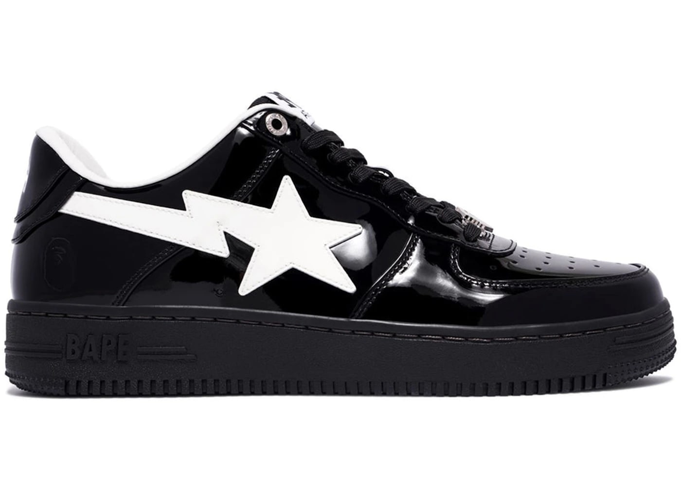 A Bathing Ape Bape Sta #2 Black Patent