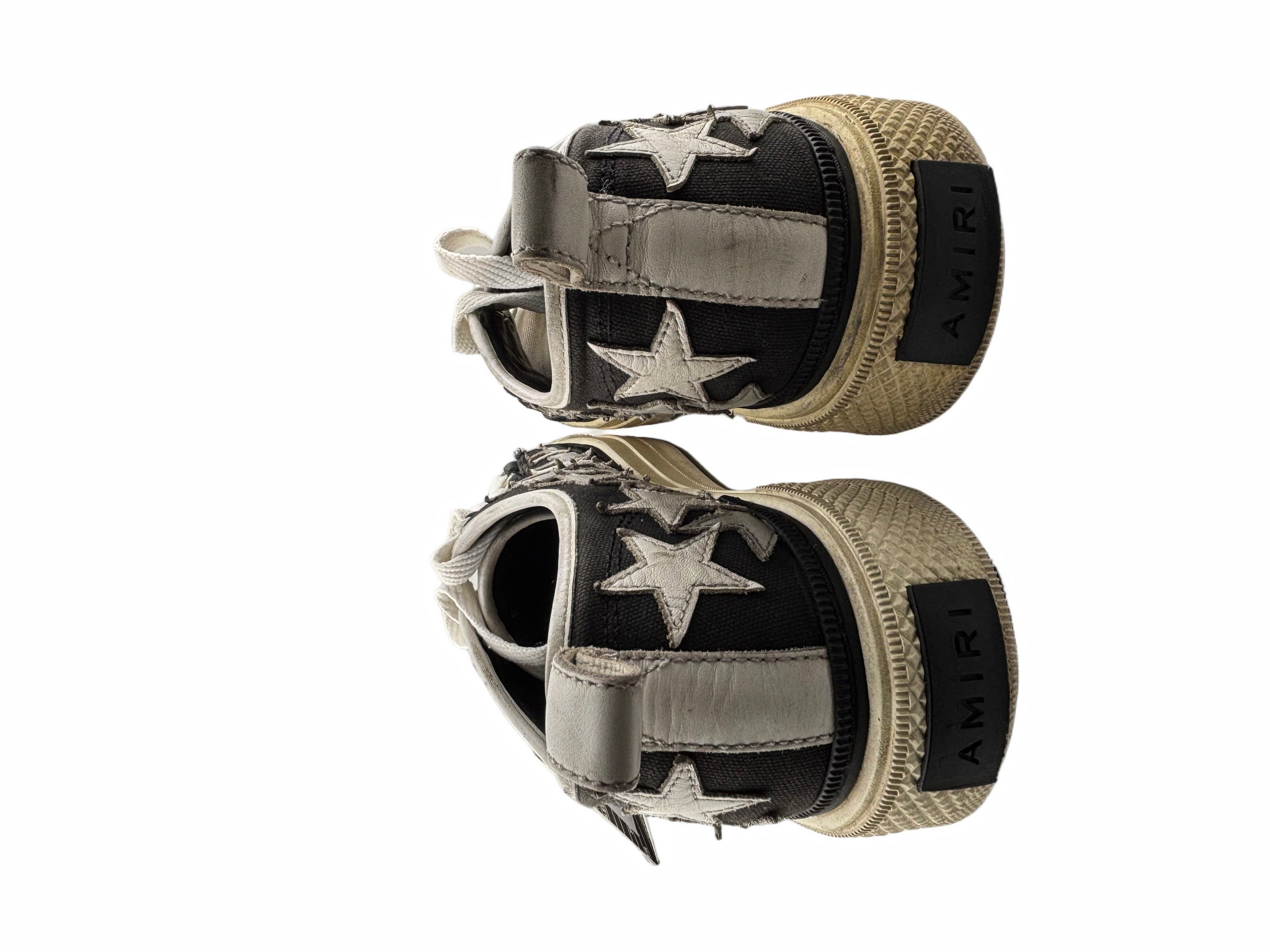 AMIRI Stars Court Low Black White