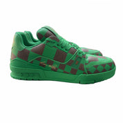 Louis Vuitton LV Trainer Sneaker Damier Pop Green
