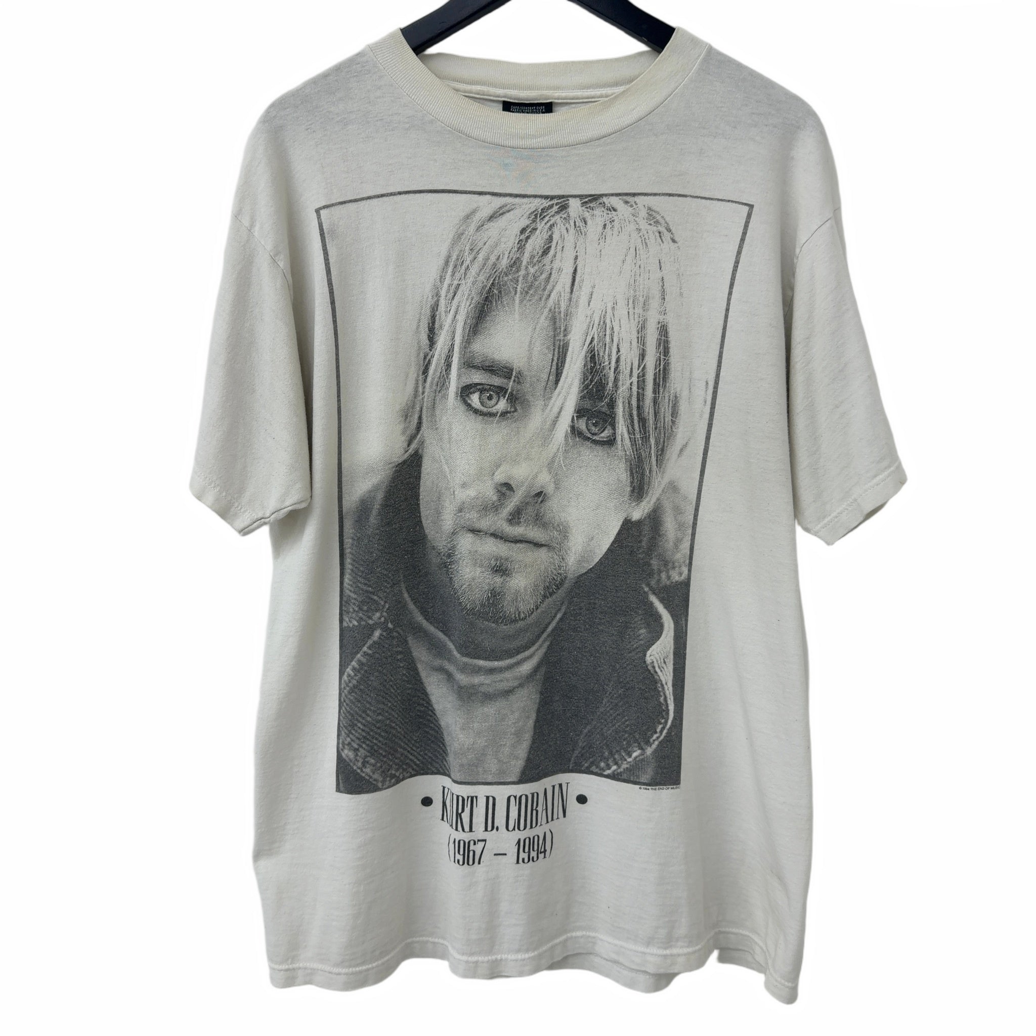 Vintage 1994 Kurt Cobain Memorial Face Tee