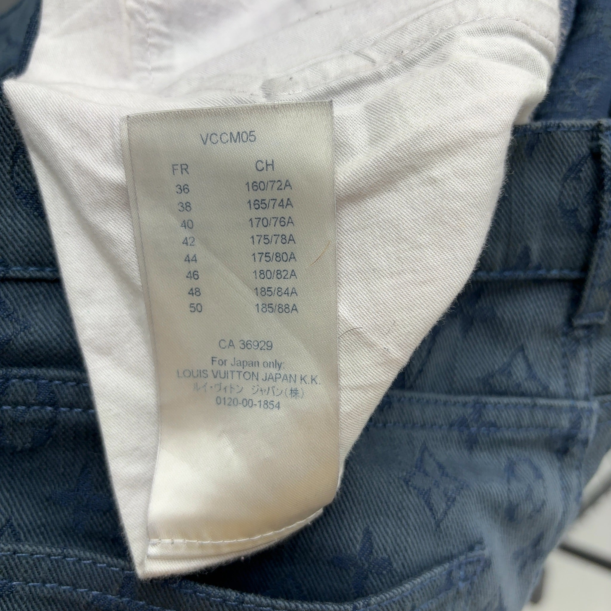Louis Vuitton Monogram Denim Trousers