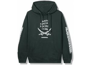 Anti Social Social Club x Neighborhood 6IX Green Hoodie Hoodie Green