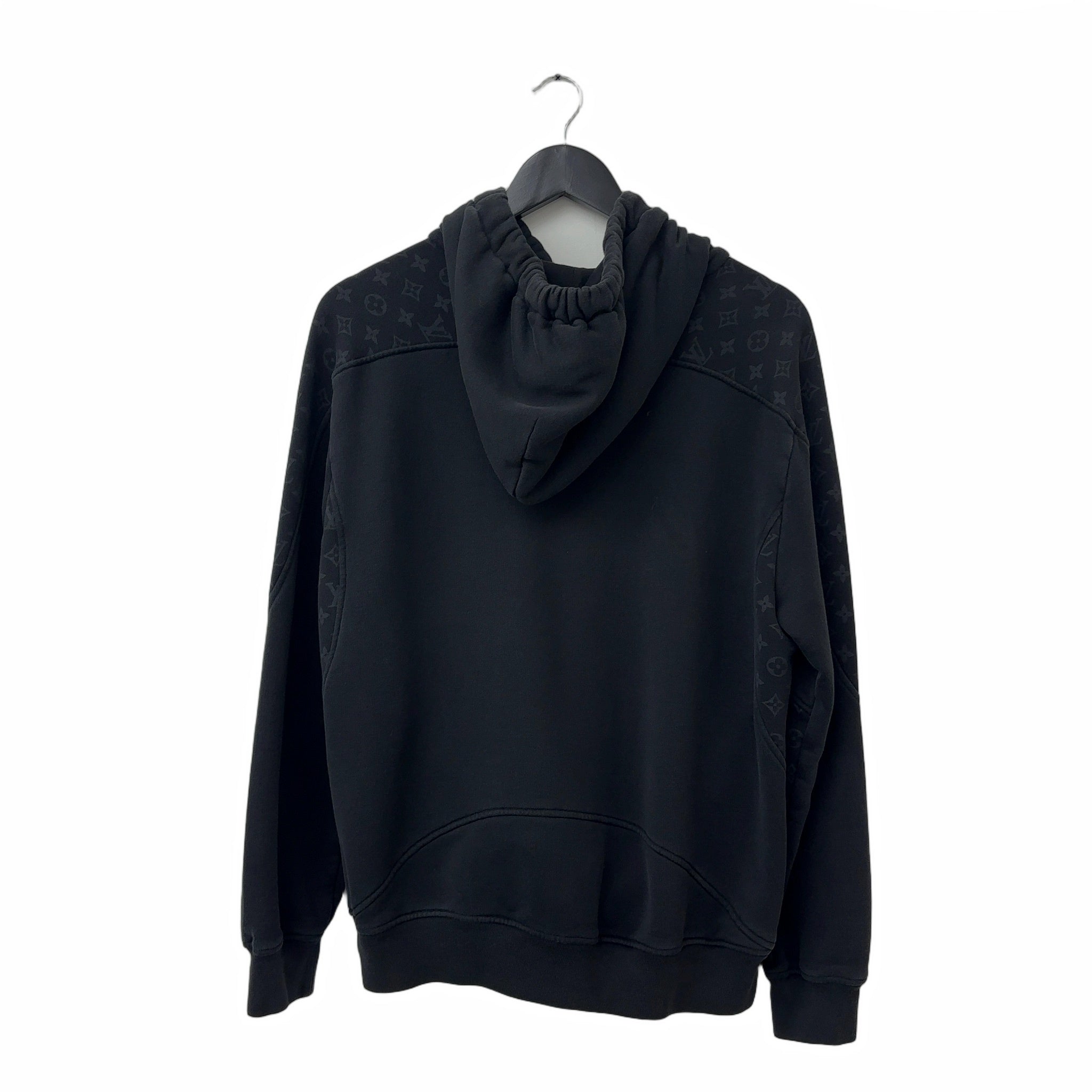 Louis Vuitton Monogram Circle Cut Hoodie Black