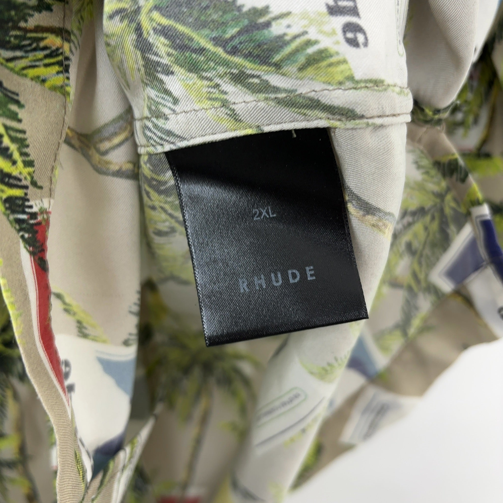 Rhude Ciggerate Print Button Shirt Multi
