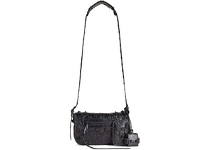 Balenciaga Le Cagole Mens XS Flap Bag Black