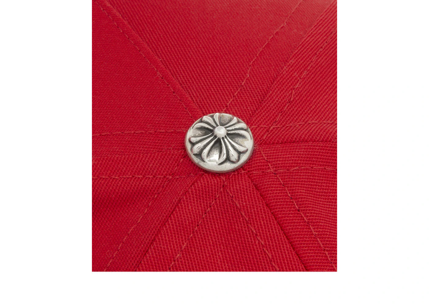 Chrome Hearts CH Silver Button Hat Red/Yellow