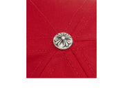 Chrome Hearts CH Silver Button Hat Red/Yellow