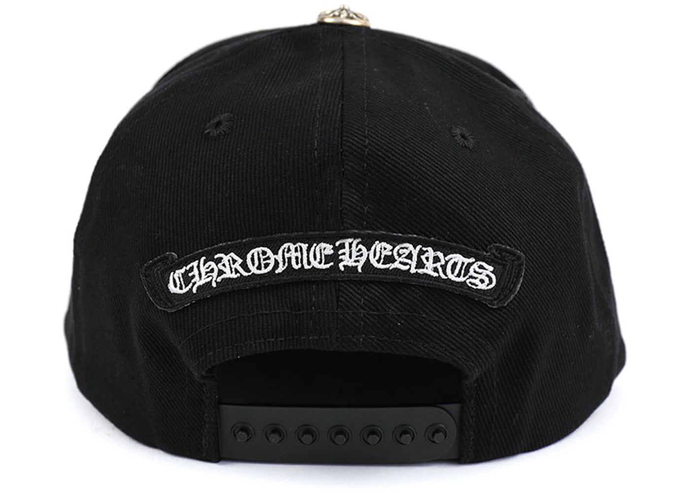 Chrome Hearts Dagger Denim Baseball Hat Black/White