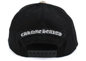 Chrome Hearts Dagger Denim Baseball Hat Black/White