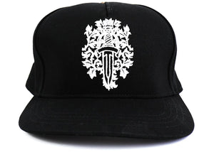 Chrome Hearts Dagger Denim Baseball Hat Black/White
