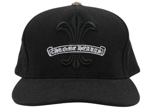 Chrome Hearts Fleur Snapback Trucket Hat Black