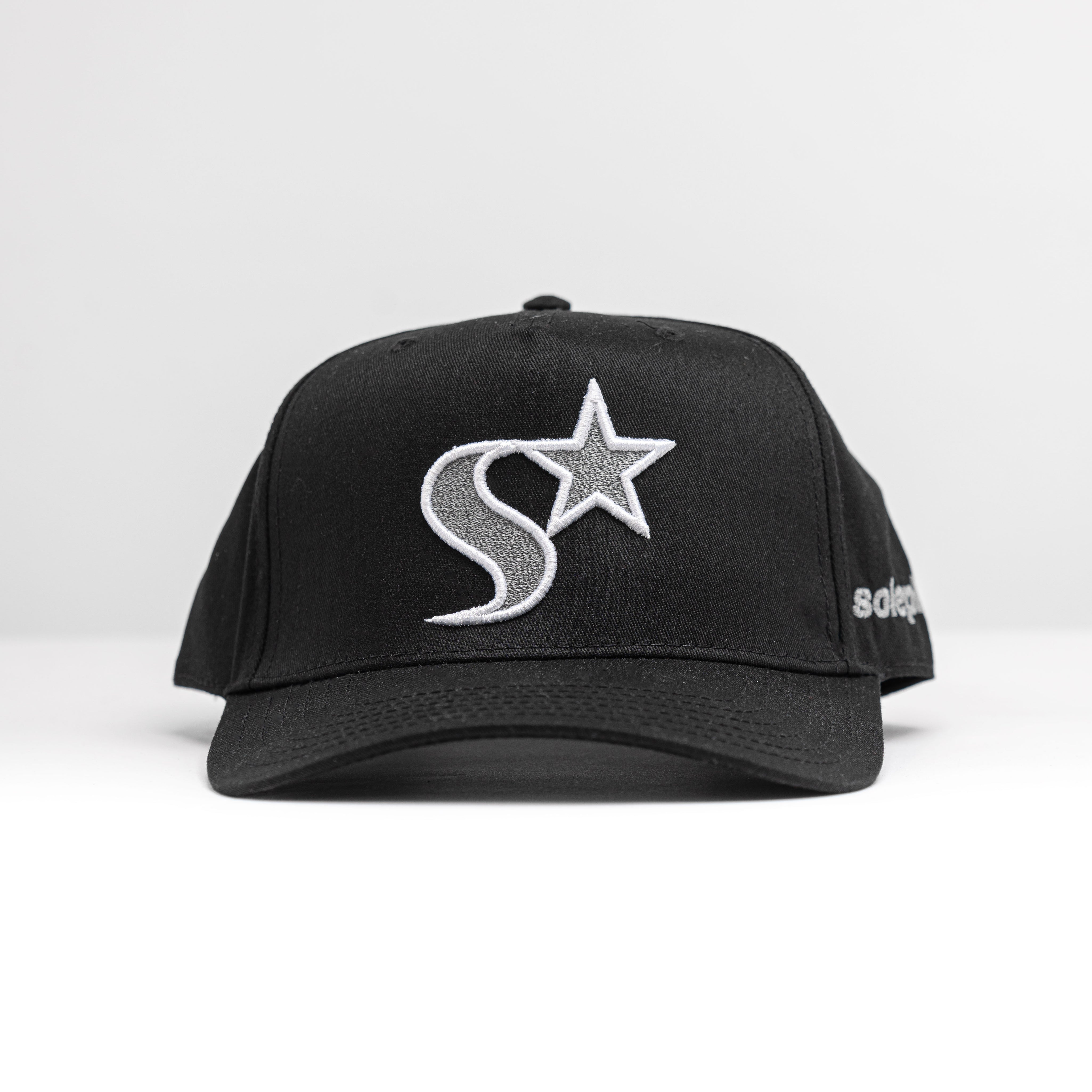 SOLEPLIER Reflective Star Hat Black
