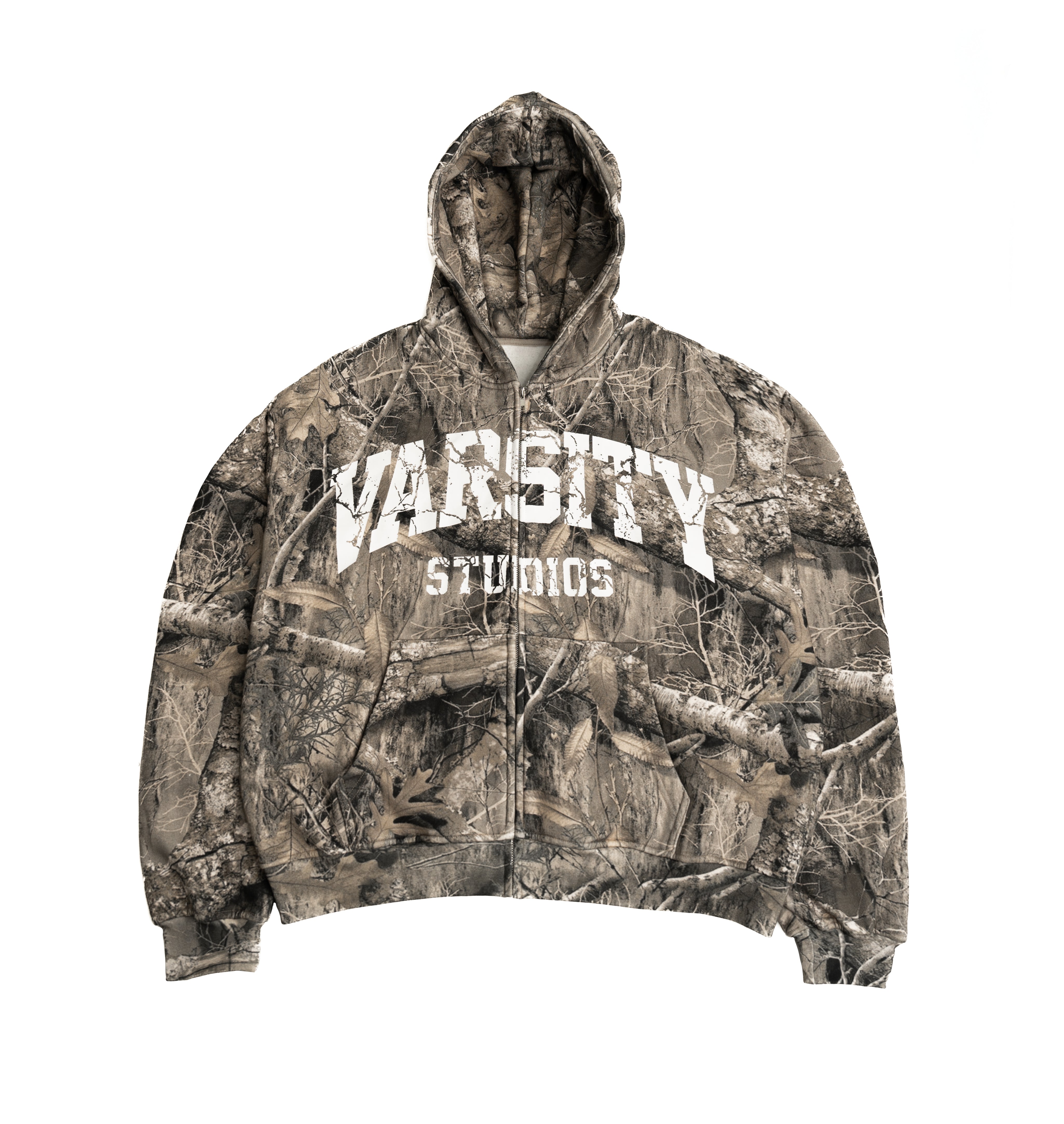 Varsity Studios "TreeCamo" Zip up hoodie