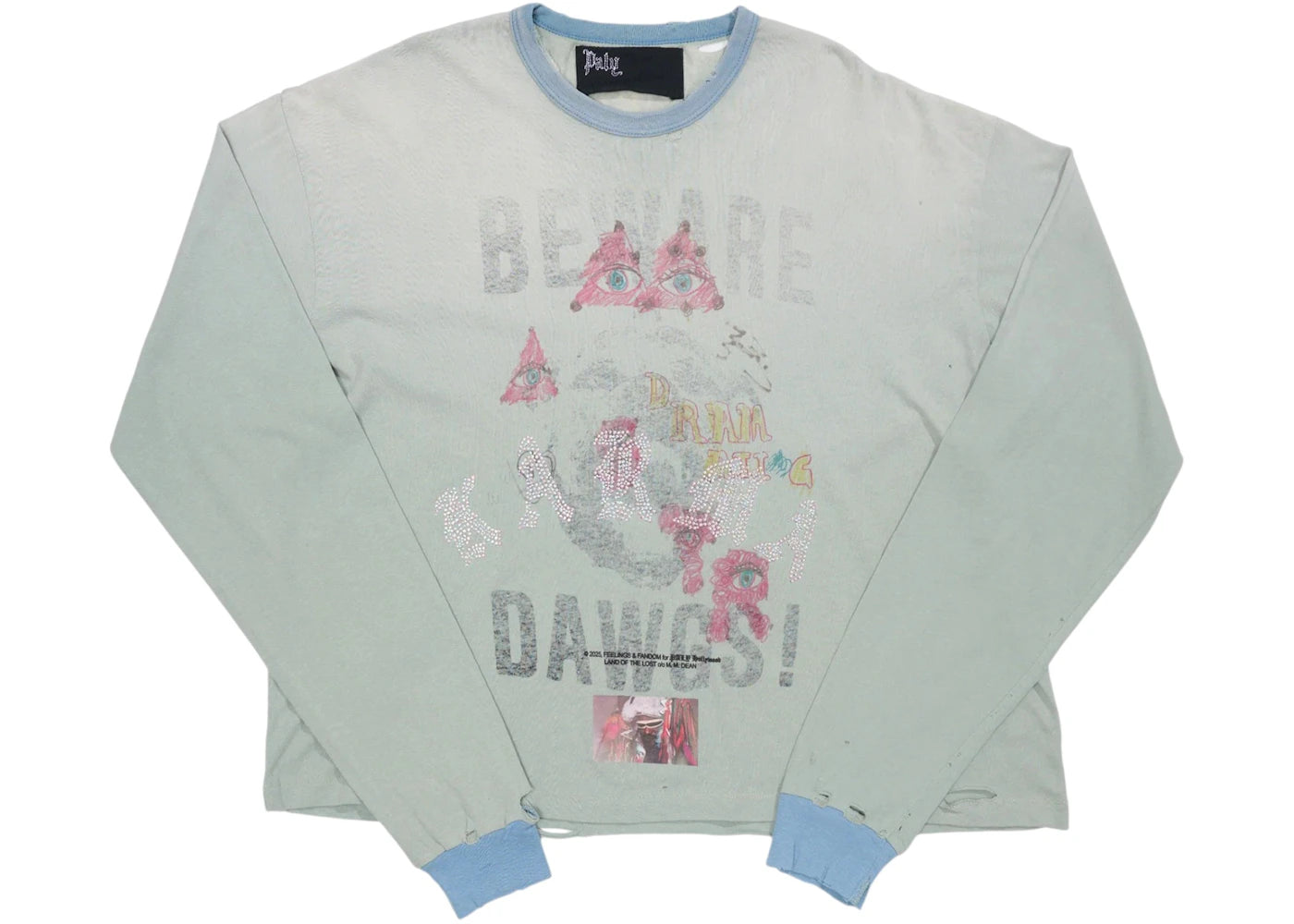 Paly Mstr Me Tonal L/S T-Shirt Blue