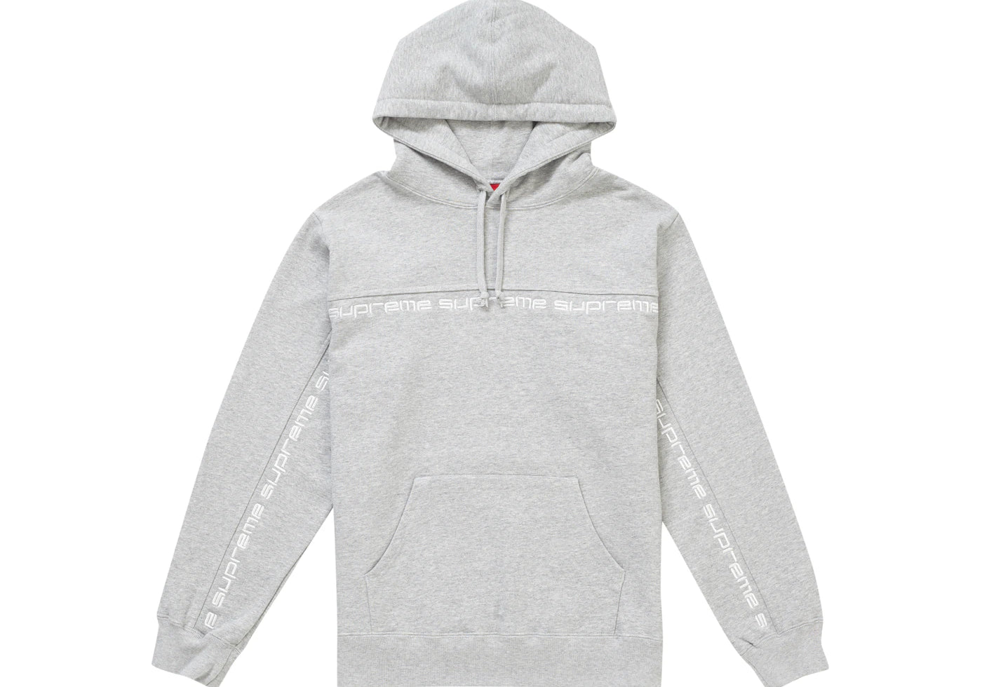 Supreme-Text-Stripe-Hooded-Sweatshirt-Heather-Grey.webp