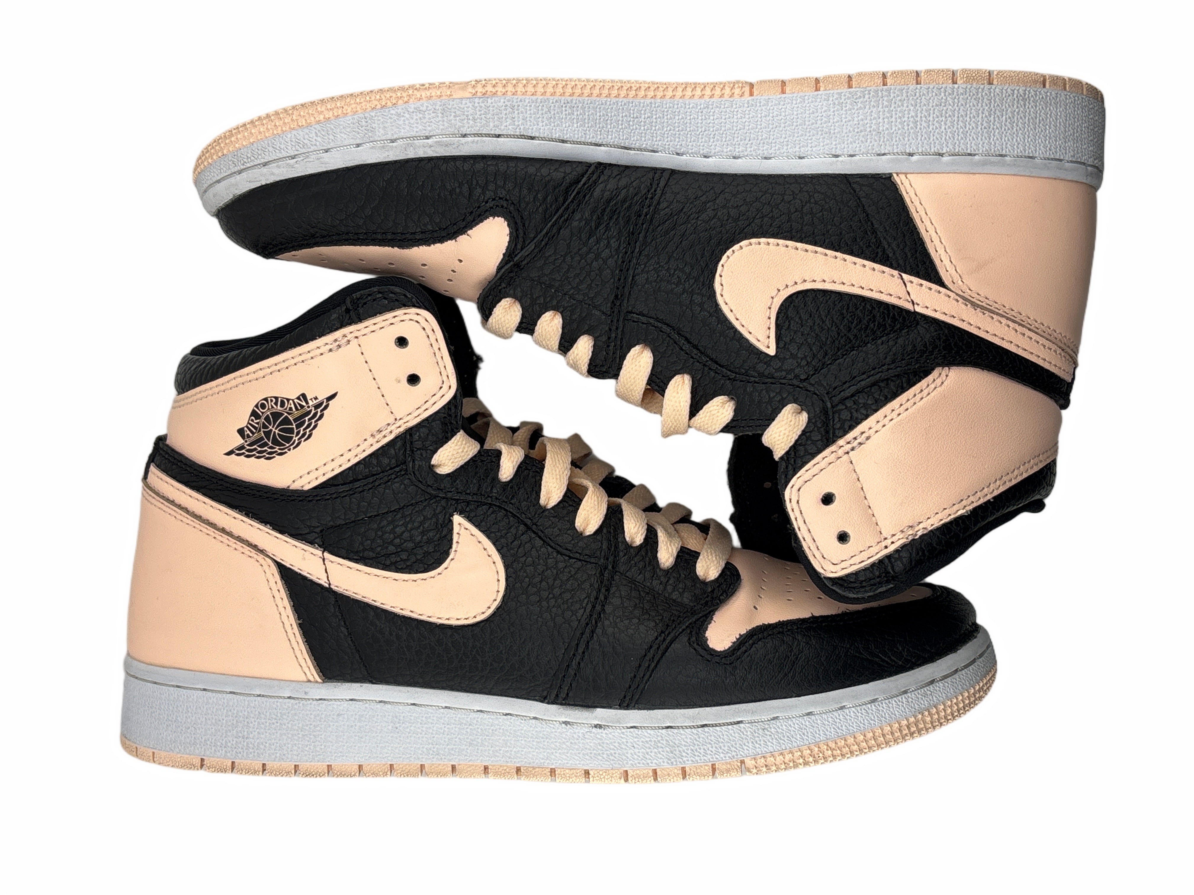 Jordan 1 Retro High Black Crimson Tint (GS)