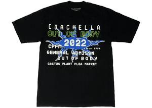 Cactus Plant Flea Market Coachella Weekend 2 T-shirt Black