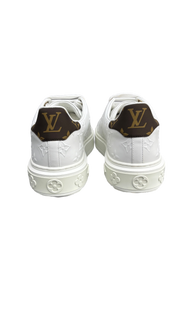 Louis Vuitton Time Out Debossed LV Monogram Leather White White (Women's)