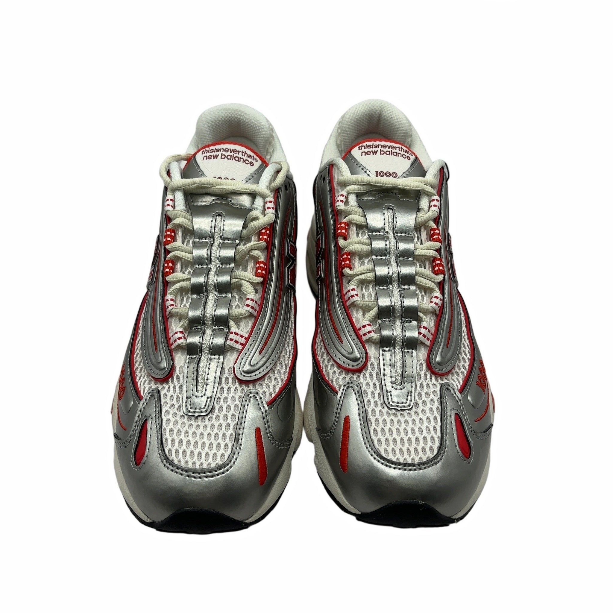 New Balance 1000 thisisneverthat Metallic Silver Red