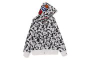 A BATHING APE ABC Camo Shark Full Zip Hoodie