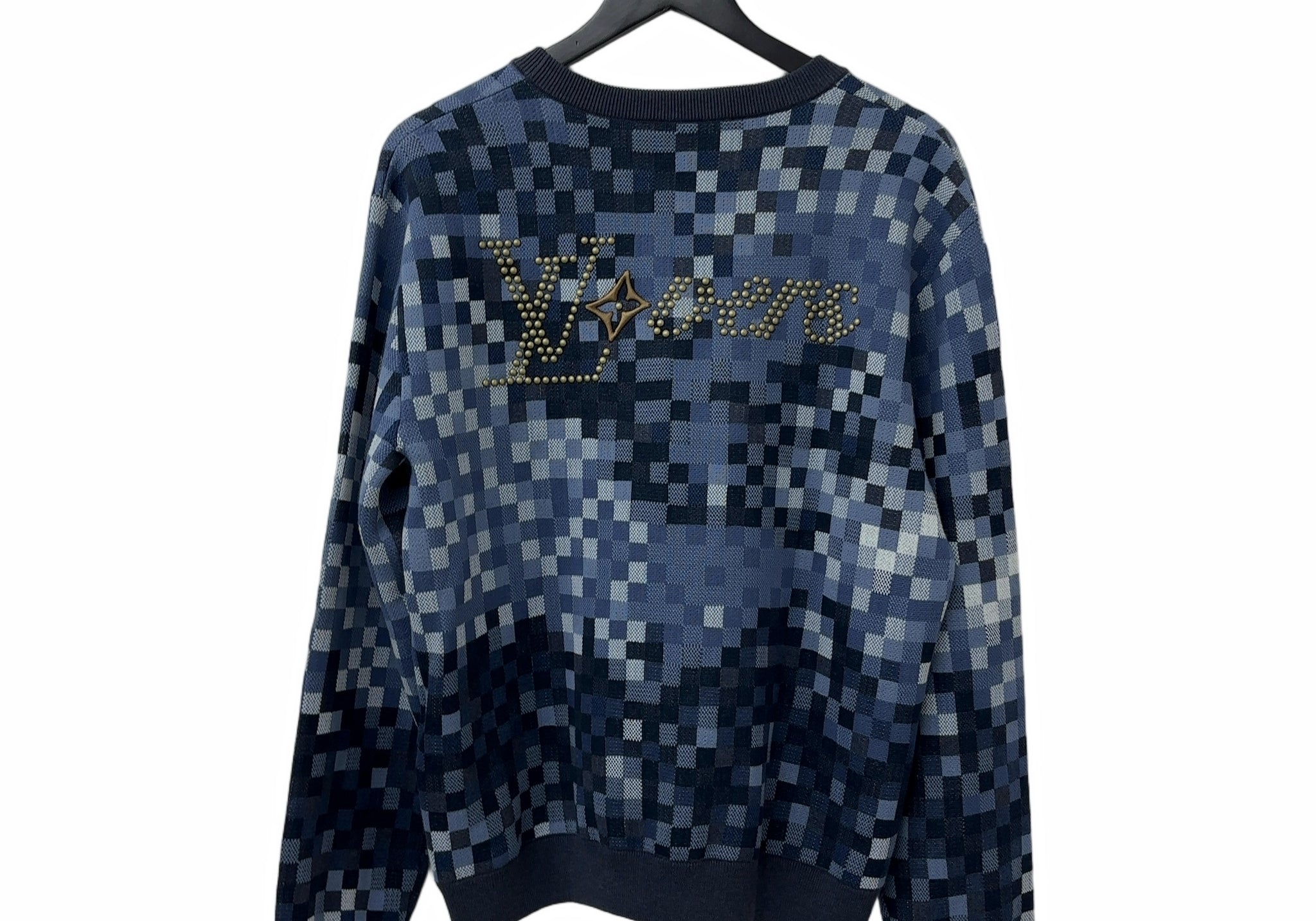 Louis Vuitton Damier Crewneck Blue