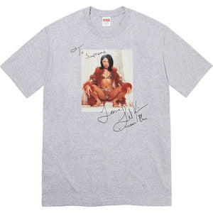 Supreme Lil Kim Tee Heather Grey