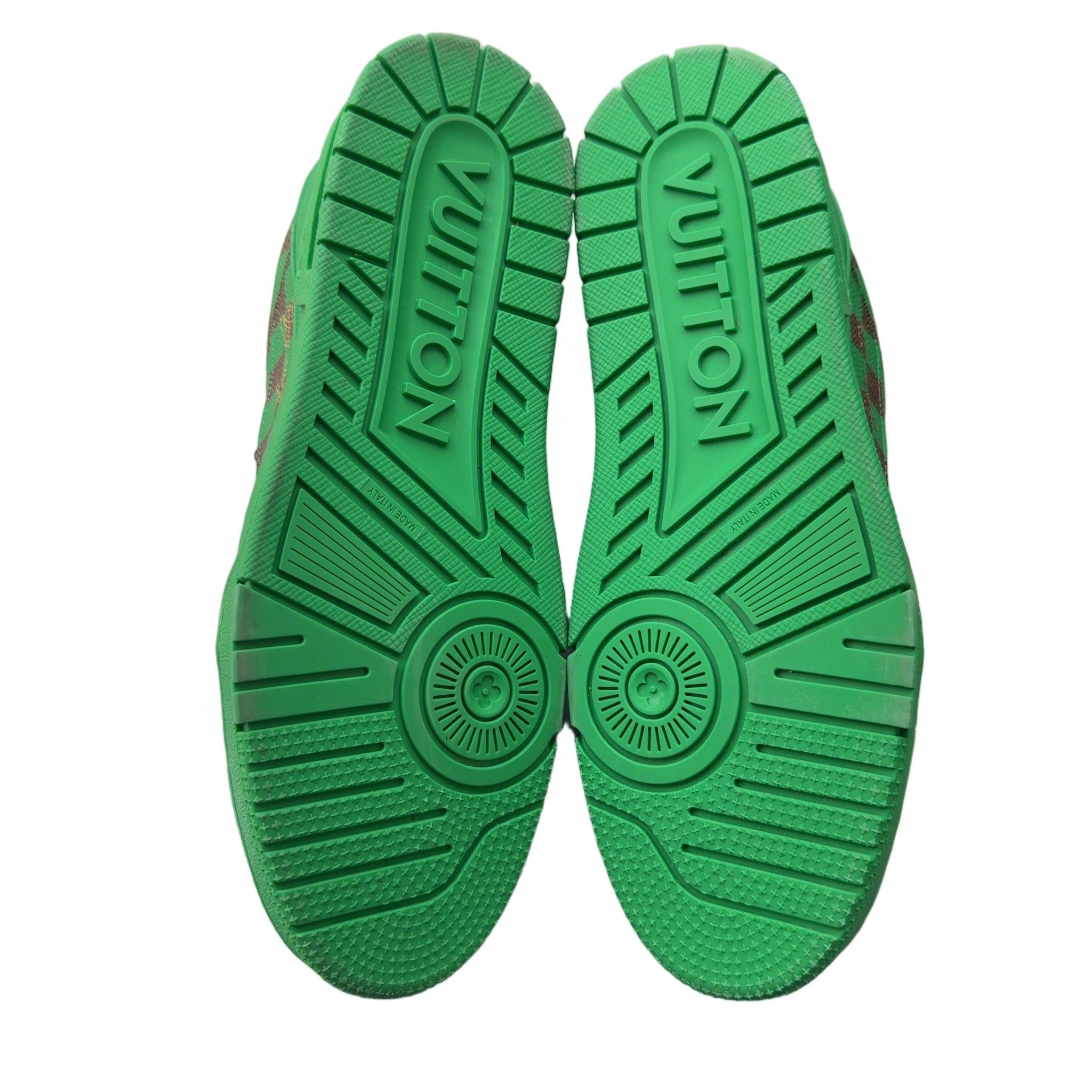Louis Vuitton LV Trainer Sneaker Damier Pop Green